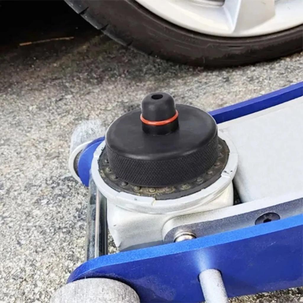 4pc Rubber Jack Lift Pad W/ Box Jacks Stand Point Adapter Chassis Lifting For Tesla Model 3 2023 2022 2021 2020 2019 2018 2017