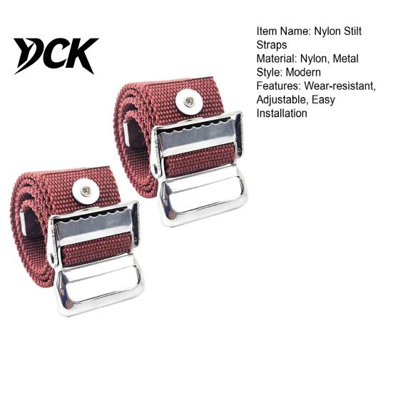 Replacement Leg Straps For Drywall Stilts 2Pcs Adjustable Nylon Band Stilt for Men Women Part Fixation Strap Kit Practical Set