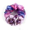 Luxury Pearl Flower Scrunchie Elegant Ponytail Holder Fashion Hair Ropes  For Women Girls