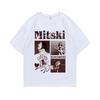Футболка с графическим принтом Mitski Унисекс Унисекс Удобные Повседневные Футболки Последние Слова Падающей Звезды Уличная Мода Футболки Топы