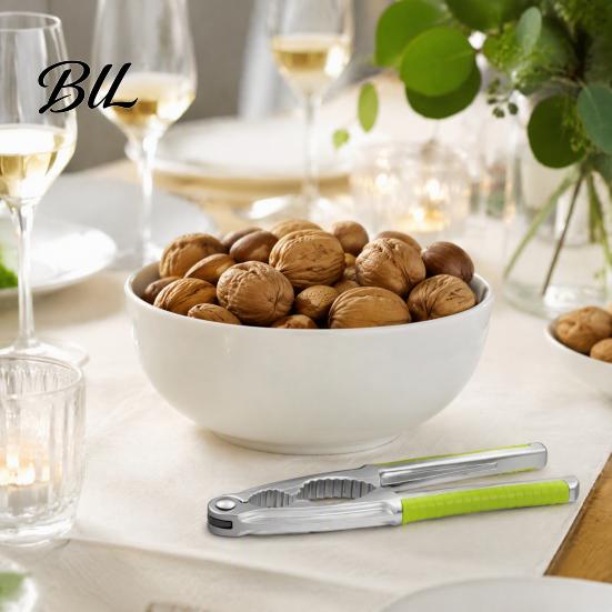 Easy Grip Sheller Nut Crackers for All Nuts, Heavy Duty Nutcracker Pecan Cracker Tool Walnuts, Multi-purpose Seafood Shell Opener with Non-Slip Handle
