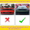 2x Разделитель губы переднего бампера Защита для Dodge Challenger Scat Pack R/T GT SRT