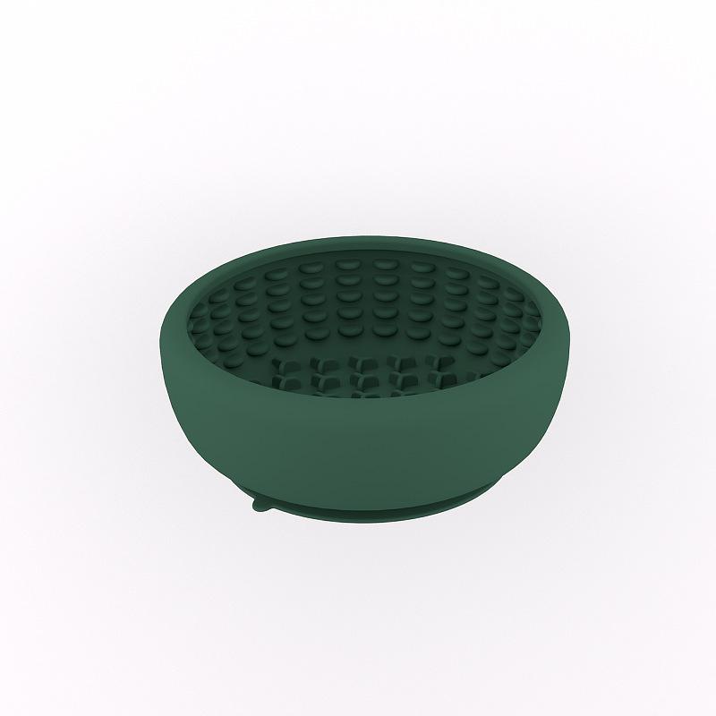 Silicone Non Slip Slow Feeder Bowl for Dogs Cats Large Capacity with Suction Cup Anti Choke Lick Mat Pet Feeding Dish