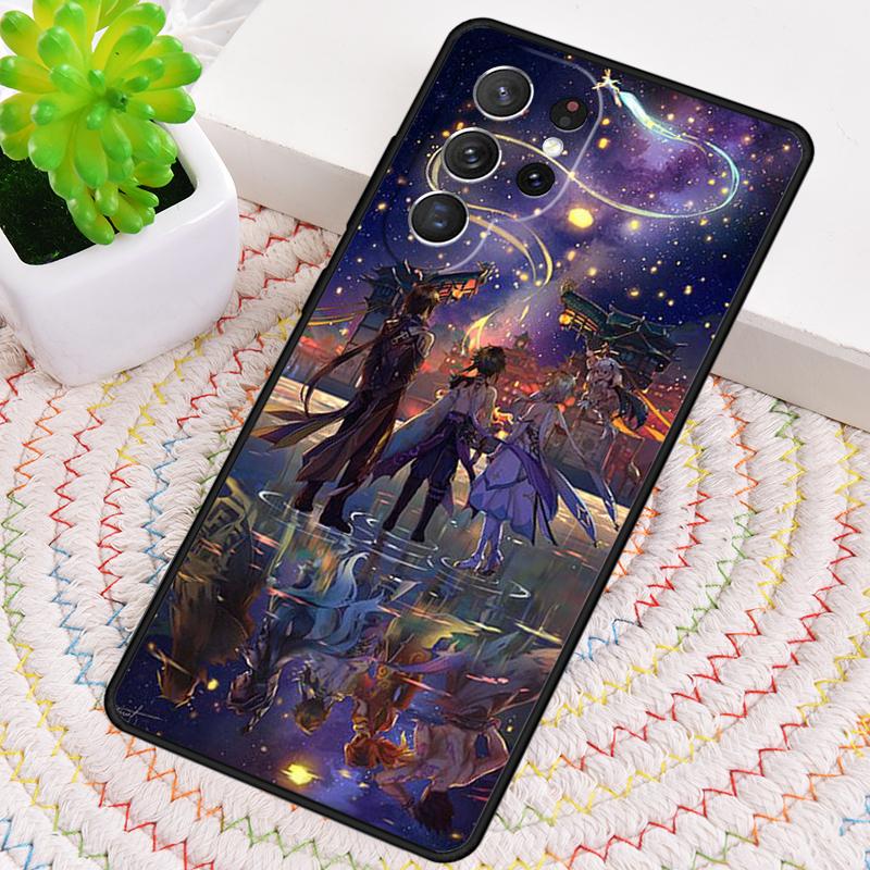 Мягкий силиконовый чехол для телефона Genshin Impact для Samsung Galaxy note 10 pro S26 S25 S24 S23 S22 S21 Plus S25Ultra Capa Cover