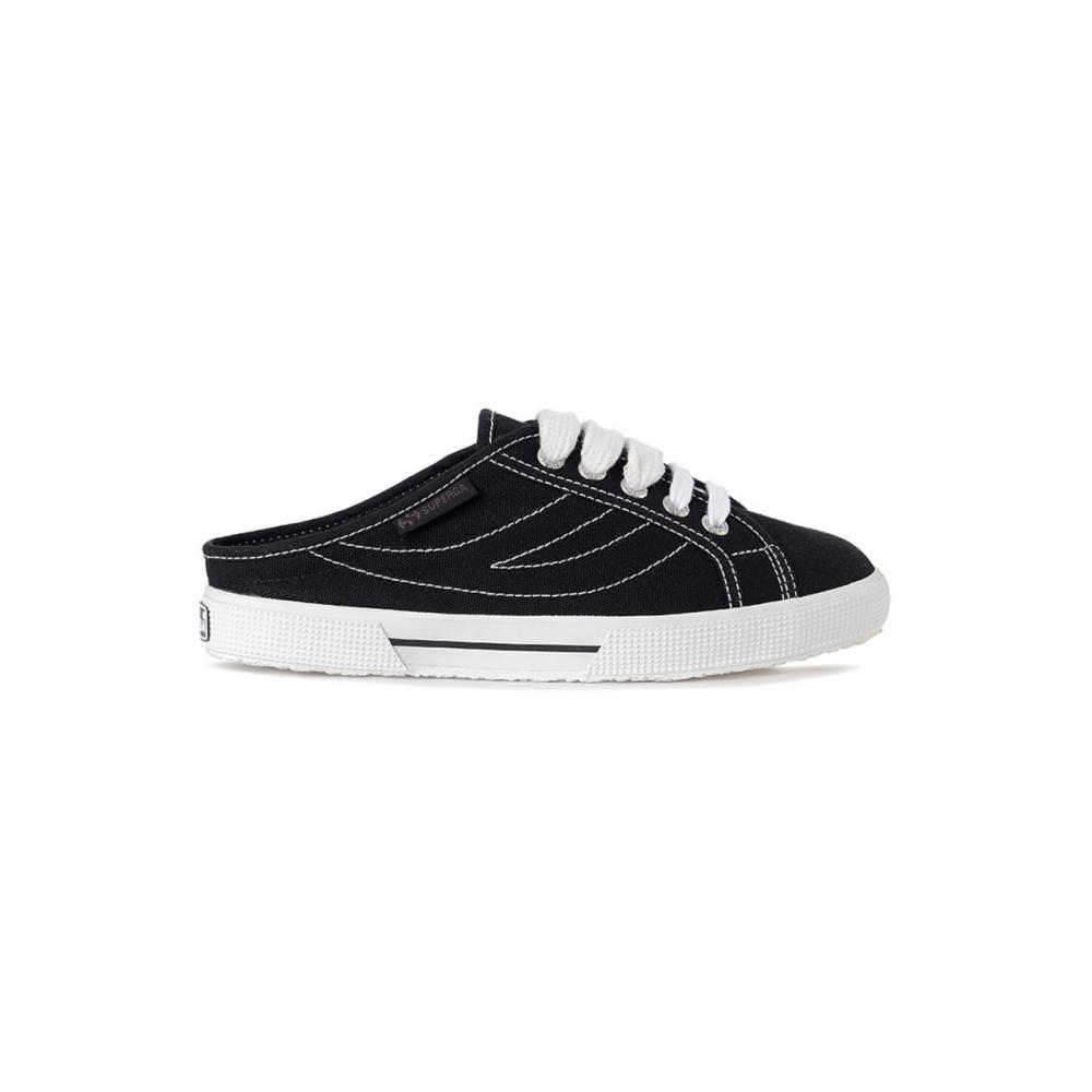 Superga S7112mw951 Superga 3061 Стежка Mule Черный Белый