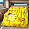 Pompompurin Himaruya Kiiroitori Rv Blanket Personalized Name Soft Comfortable Stylish Rv Blanket Car Blanket Perfect For Rv Travel Rv Camping Rv