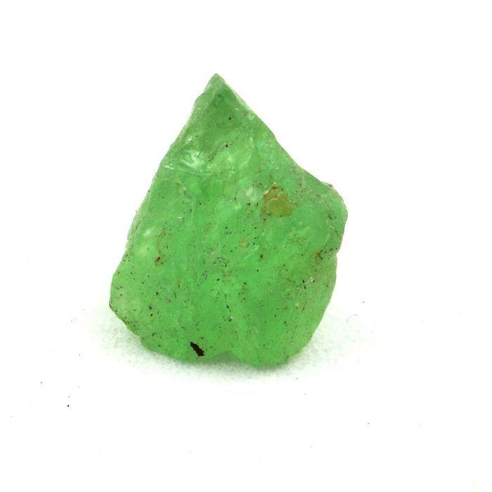 Pierres et Minéraux. Grenat Tsavorite. 3.51 ct. Manyara Region, Tanzanie.