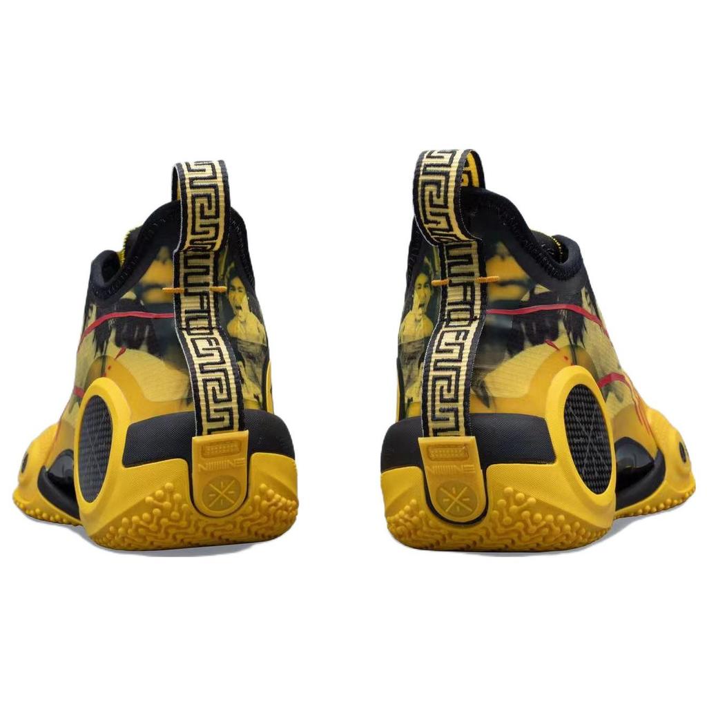 Li-Ning Мужские кроссовки Way of Wade 9 Bruce Lee желто-черные ABAR119-11