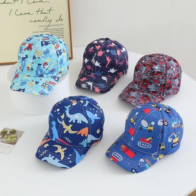 JYL DIY Шляпа-кепка с динозаврами для детей, с цифровой печатью, летняя шляпа, хлопок
