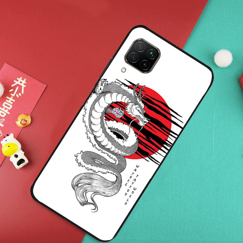 Стиль Японского Дракона Для Huawei Nova 7i 8i 11i 12i Y73 Y72 Y61 Y91 Y90 Y70 Y60 9 10 SE 11 Pro P30 P40 Lite Чехол