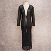 Sexy Black Bikini Cover-ups Chiffon Tunic Long Kimono Women Summer Wrap Dress Beach Wear Swimsuit Cover Up