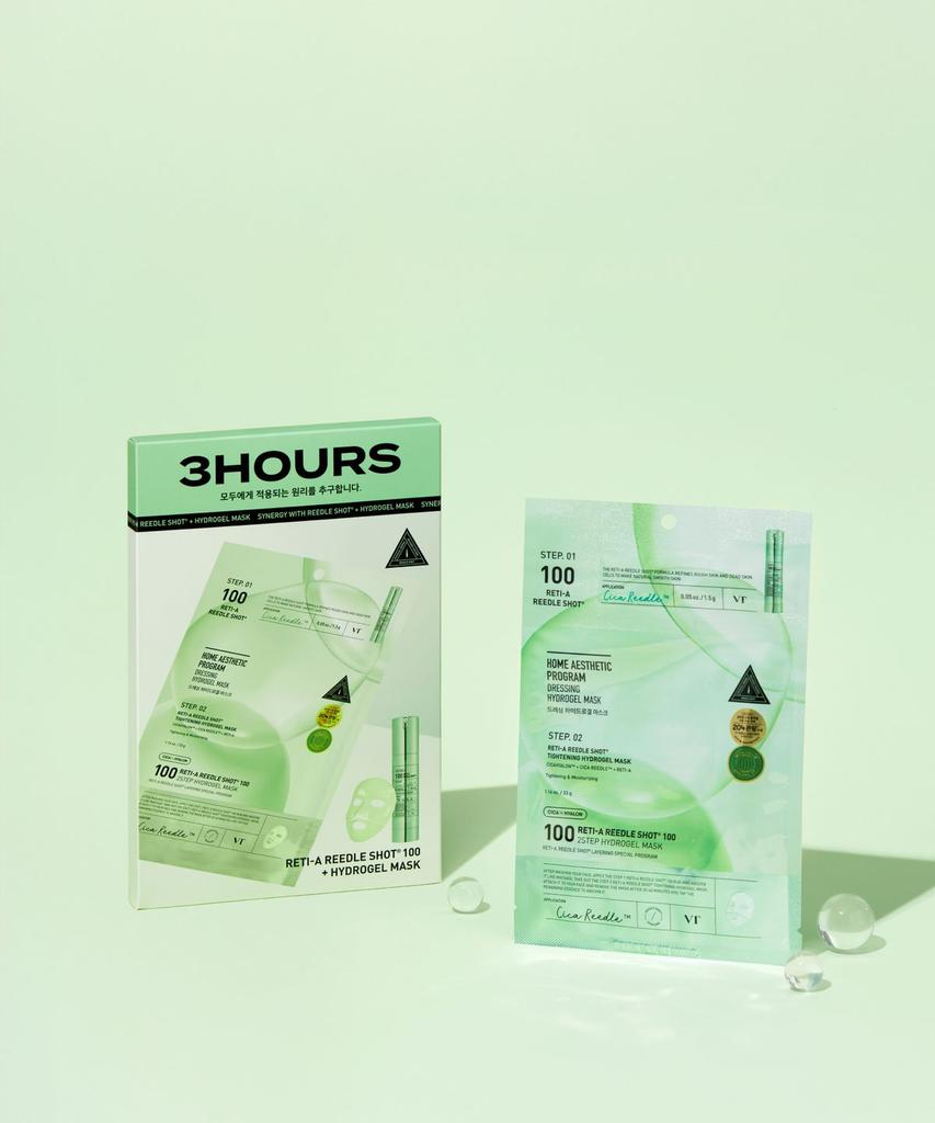 VT Color Riddle Shot 2-Step Hydrogel Mask 4-Pack (Choose 1 of 5)