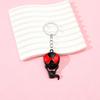 Avengers Venom Cartoon Personality Keychain Metal Logo Car Backpack Creative Fashion Key Chain Pendant Accessories