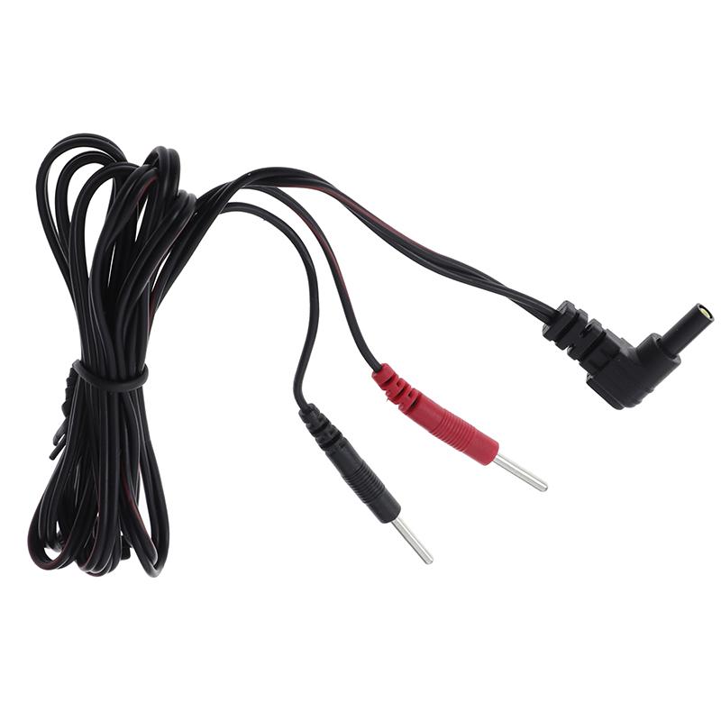 Сменные электродные отводящие провода Стандартные соединительные кабели с пинами 2 мм для массажа