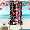 FC Feyenoord Print Beach Towel, Large Soft Quick Dry Towel for Beach Camping Swimming
