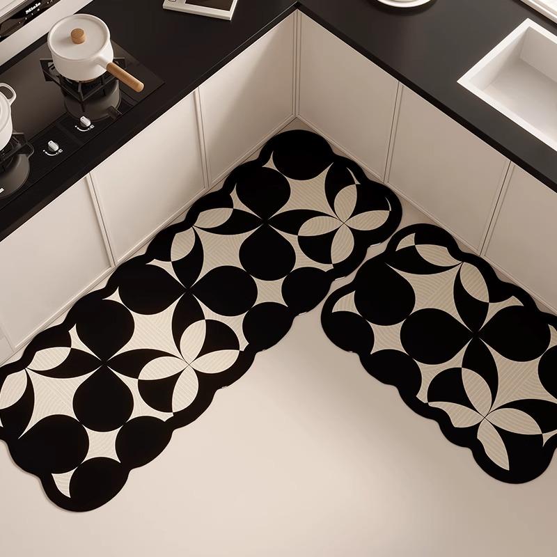Нескользящий кухонный коврик из диатомовой грязи, водо- и масловпитывающие коврики, домашний декор, абсорбирующий коврик для ванной, противоскользящий коврик для ванной