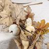 Realistic Artificial Fall Maple Leaf Vine 190cm Halloween Pumpkin Vine Fake Plants  Home Decoration