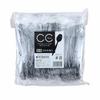 Daikoku Kogyo Co., Ltd. Spoons, Individually Wrapped, 100 Pieces, #160 Black