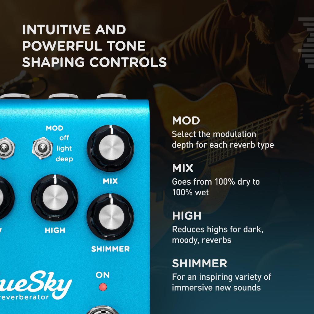 Strymon BlueSky V2 Reverb Guitar Pedal