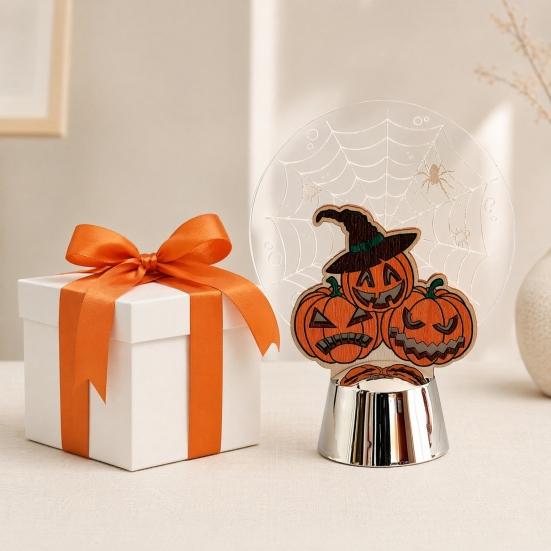 Ночник-тыква Yousheng на Хэллоуин, Креативная светодиодная лампа Jack O Lantern, Жуткий настольный декор для вечеринки, День Святого Валентина