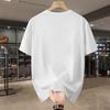 12XL Plus Size Men's Summer Plus T-shirt Short-sleeved Loose Fat Men's Printed Round Neck Short-sleeved
