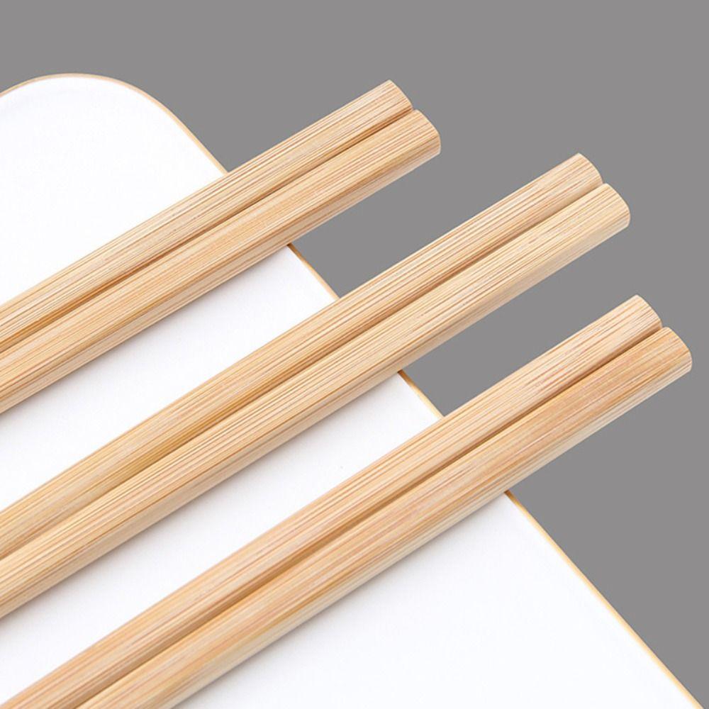 1pair 24/27/30/32cm Bamboo Chopsticks No Wax Anti-slip Chopsticks Hotpot Chopsticks Household