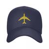 Airplane Baseball Cap Women Unisex Personalized Adjustable Adult Flight Pilot Aviation Aviator Dad Hat Outdoor Snapback Caps