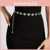 Waist Shiny Metal Chain With Star Pattern For Dresses And Skirts Summer Wear