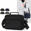 Мужская деловая повседневная наплечная сумка - Просторный водонепроницаемый мессенджер с карманами-органайзерами