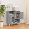 VidaXL Buffet Gris béton 60x35x70 cm Bois d'ingénierie 821144