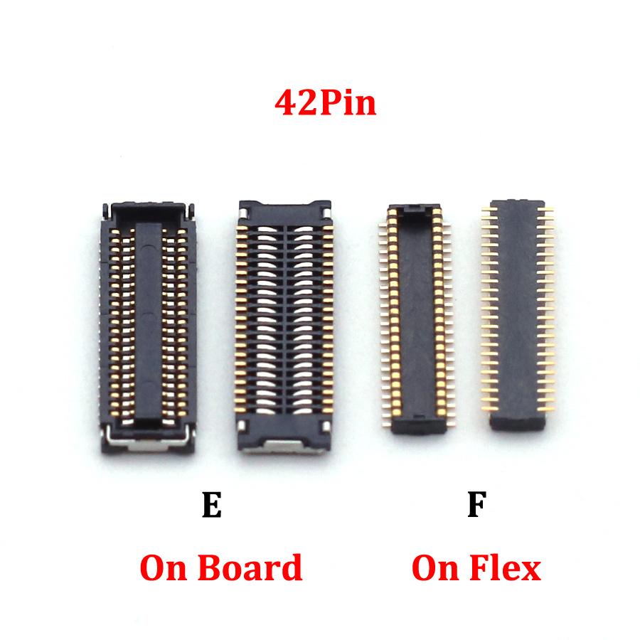 2pcs For IPad 7 8 9 Pro 10.2 7th 8th 9th A2270 A2602 A2197 A2198 42 54 Pin Touch LCD Display Screen FPC Connector Plug Board