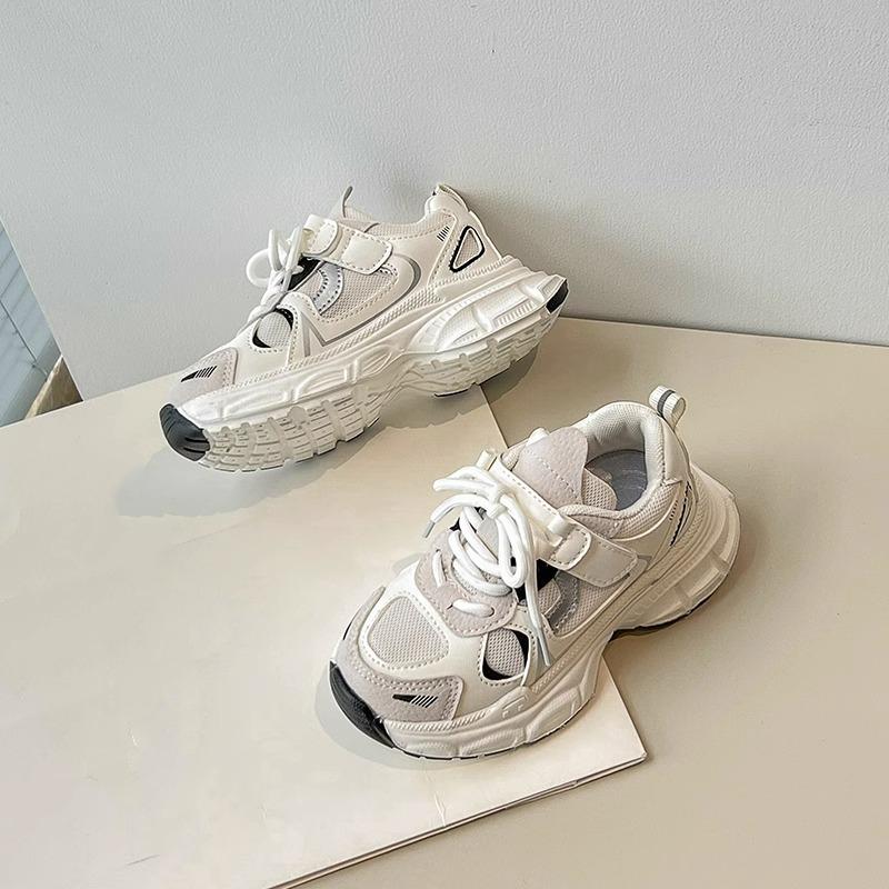 Спортивная обувь для девочек. Новые детские туфли с дышащей сеткой. Легкая обувь для папы. Корейская модная обувь.