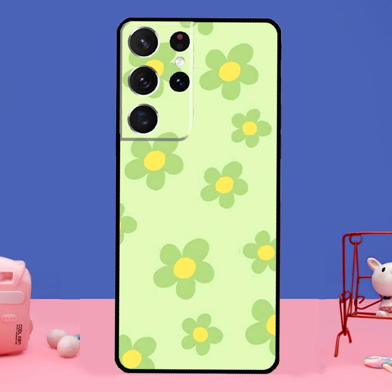 Чехол-накладка Groovy Flowers Hippie Bohemian Floral Retro для Samsung Galaxy S20 FE S21 S22 Ultra Note 20 Ultra S9 S10 Note 10 Plus