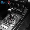 Real Hard Carbon Fiber For Subaru BRZ Toyota GR86 2021 2022 2023 2024 2025 LHD Car Center Console Panel Gear Cover Accessories