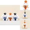 Adorable Plush Police Rabbit Keychain Soft Stuffed Animal For Kids 13cm