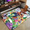 Mario'S Adventure World Carpet For Playroom Bedroom Living Room Sofa Home Decorkids Game Area Rug Nonslip Floor Mat