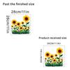 Plants Flowers Sunflowers Butterflies Wall Stickers Toilet Sticker Bathroom Toilet Cover Refrigerator Sticker Wc Decoration