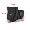 1Pc LED Mirror Heating Parking radar Music Anti slip Start-Stop Button Camera Switch For Toyota RAV4 rav4 5th XA50 2019 2020