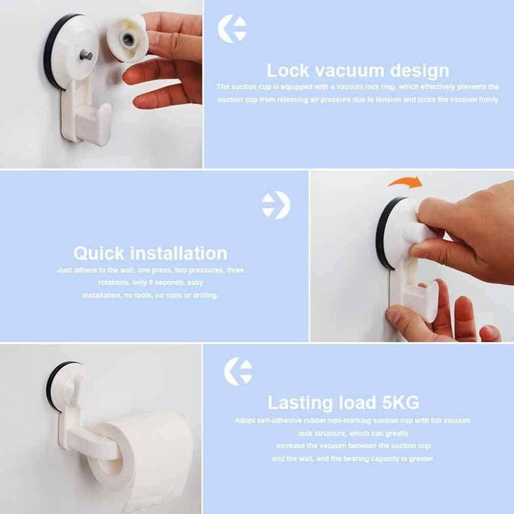 Rack Rail Wall Mounted Roll Paper Holder Toilet Paper Holder Tissue Storage Roll Tissue Box