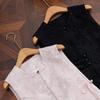 Vintage Style Jacquard Vest Sleeveless Retro Buckle Embroidered Backless Short Waistcoat for Women Casual Streetwear Party Layering Outfit Retro