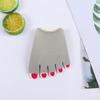 Thin Elastic Summer Women Non-slip Open Toe Socks Sock Slippers Half Palm Socks Cotton