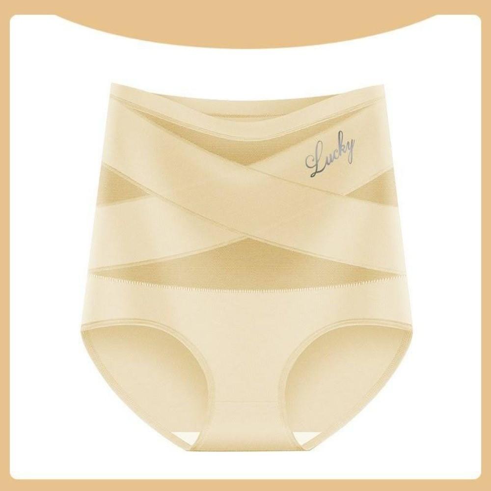 High Waist Postpartum Shapers Mesh Cross Body Shaper Lingerie Tummy Control Panties Postpartum