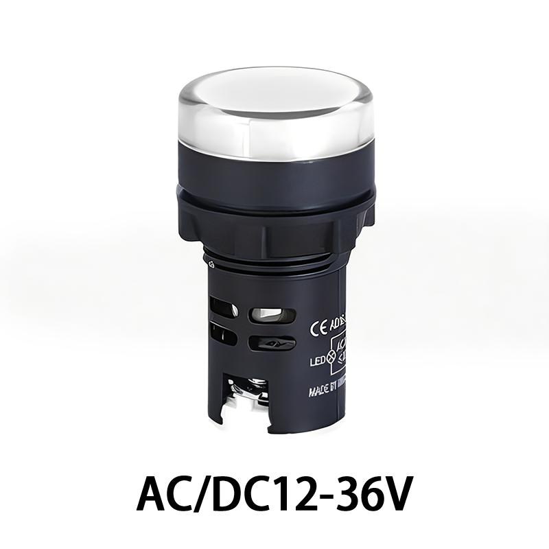 Indicator Signal Lamp Light Ad16-22Ds 22Mm Panel Mount Dc 12V 24V 110V 220V 380V Red Green Yellow Blue White Led Bulbs 20Ma