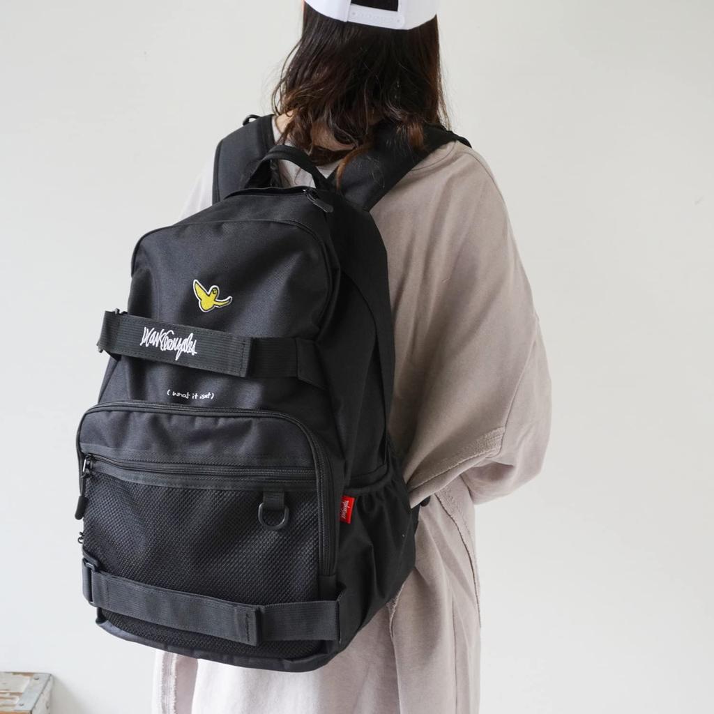 Mark Gonzales Это ИСКУССТВО ОТ это ИСКУССТВО ОТ Марк Скейт рюкзак РЮКЗАК Свободный Размер [(Что такоеNt) / (Что такоеNt) Гонсалес] 2H9-62227 (Черно-белый)