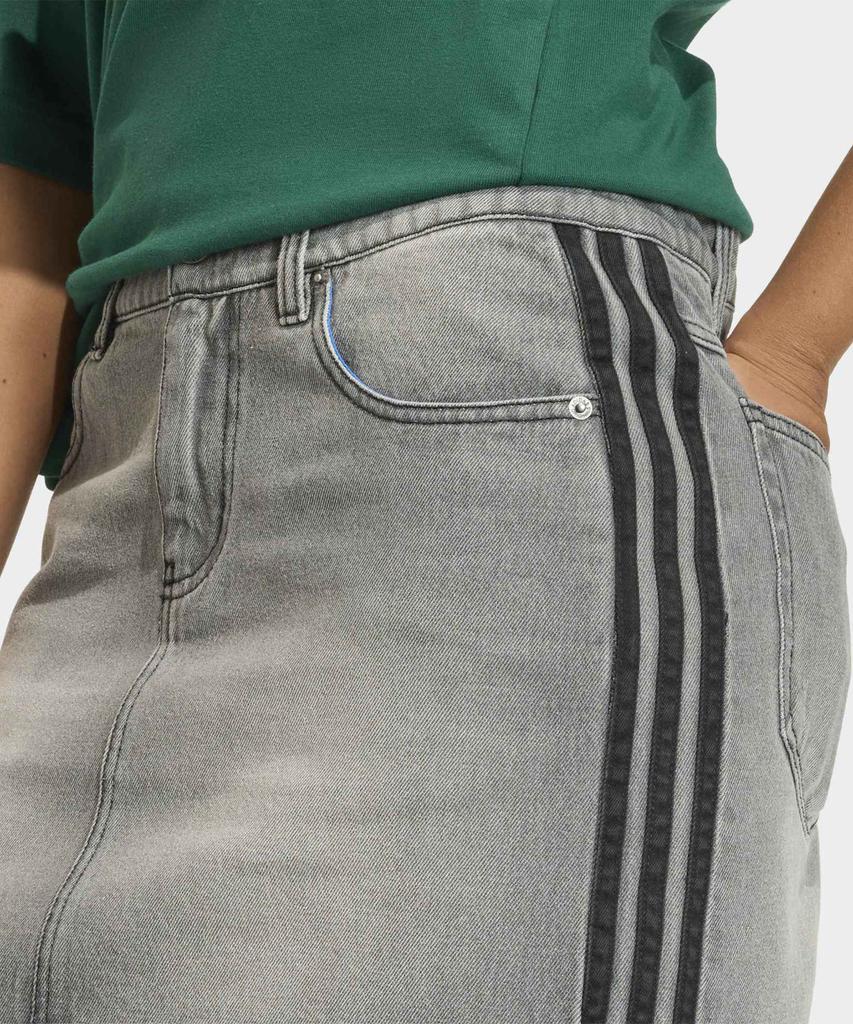 ADIDAS 3-Stripe Denim Skirt - Washed Grey Denim / Kd2925