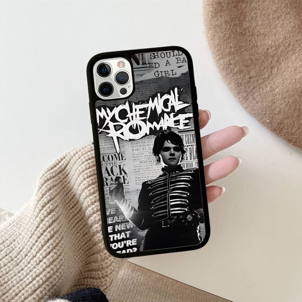 Инди-рок группа My C-Chemical R-Romance Чехол для телефона Беспроводная зарядка PC+TPU Для IPhone 11 12 13 14 15 16 17 Pro Max Plus Чехол