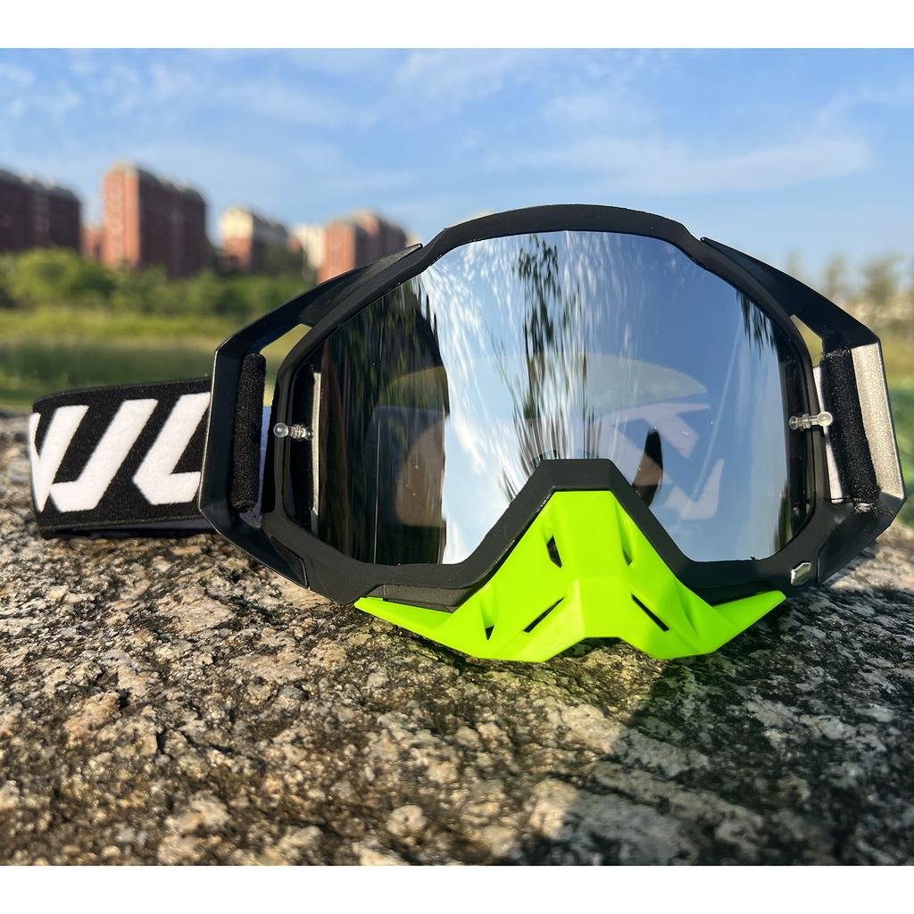 Очки для мотокросса WJL, очки для мотоциклистов, солнцезащитные очки, MTB MX ATV, силиконовые противоскользящие, высококачественные, ветрозащитные очки для велоспорта