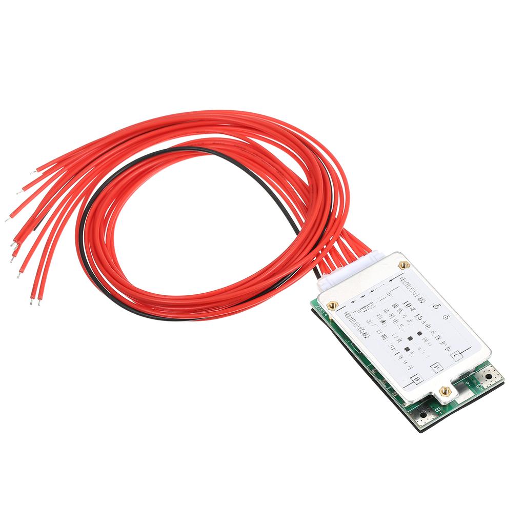 Плата защиты BMS для литий-ионных аккумуляторов 10S 15A 36V, с функцией балансировки, для электровелосипеда, электросамоката
