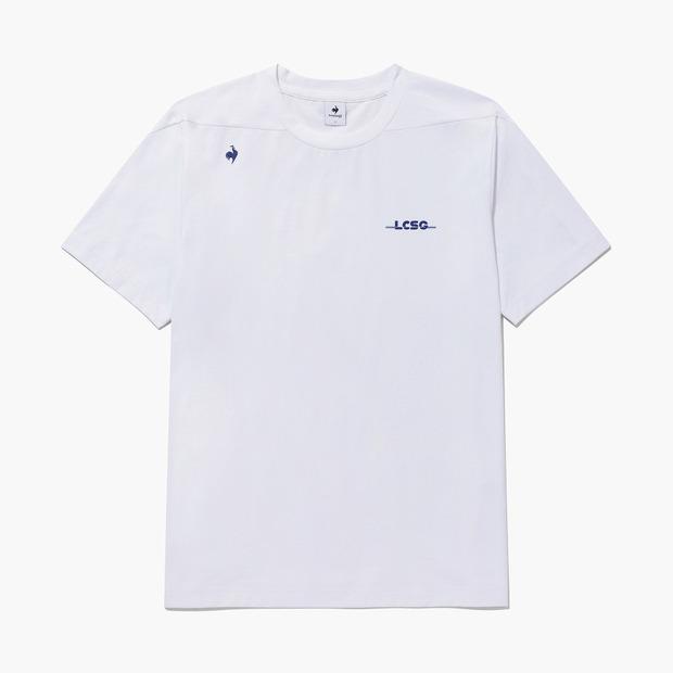 LECOQ GOLF Функциональная футболка с круглым вырезом и узором (Gq221Mrs59)