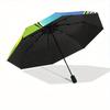 1pc Alien Peace Automatic Umbrella, Portable Folding umbrella for Everyday, Perfect Gift for Birthday,Durable Construction y250826036
